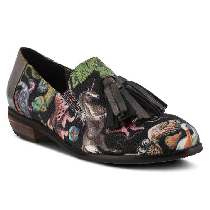 L'artiste By Spring Step Klasik-safari Women's Loafers, Size: 37, Silver