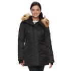 Women's S13 Iceberg Down-fill Faux-fur Trim Parka, Size: Medium, Oxford