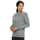 Women's Nike Therma Fleece Logo Training Top, Size: Medium, Grey