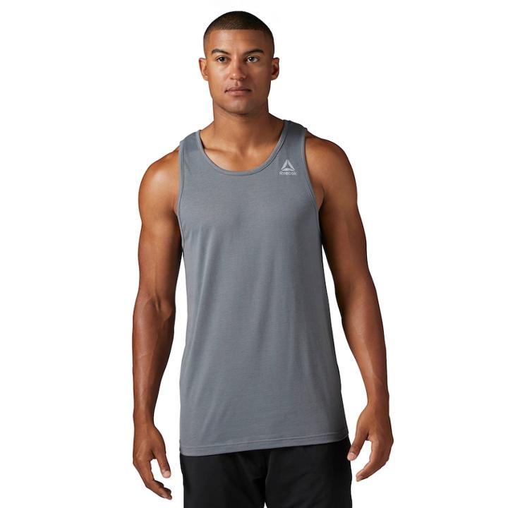 Men's Reebok Supremium Performance Tee, Size: Medium, Grey