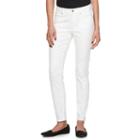 Women's Elle&trade; Zipper Ankle Skinny Jeans, Size: 4, White