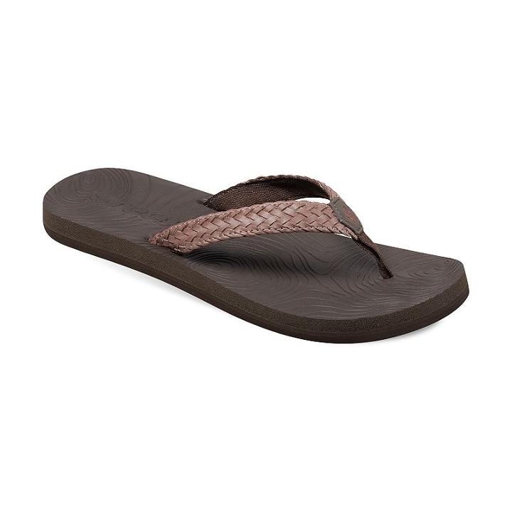 Reef Zen Braid Women's Sandals, Size: 8, Brown, Durable