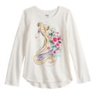 Disney's Rapunzel Girls 4-12 Foiled Graphic Long-sleeve Tee By Jumping Beans&reg;, Size: 6, Natural