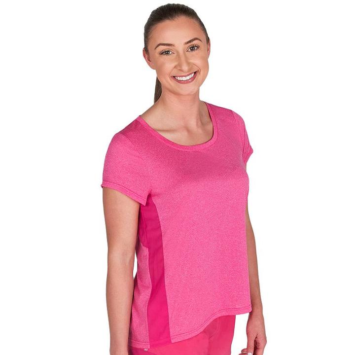 Women's Skechers Air Flow Tee, Size: Medium, Red Other