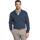 Big & Tall Arrow Classic-fit Sueded Fleece Quarter-zip Pullover, Men's, Size: 2xb, Blue (navy)