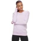 Women's Tek Gear&reg; Crewneck Thumb Hole Sweatshirt, Size: Xl, Lt Purple