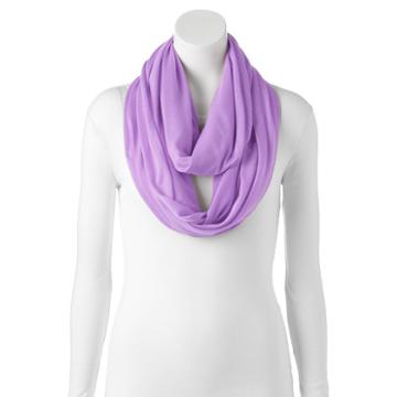 Calling The People Jersey Infinity Scarf, Women's, Purple