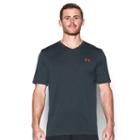 Mens' Under Armour Tech V-neck Tee, Men's, Size: Medium, Grey (charcoal)