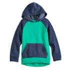Boys 4-12 Jumping Beans&reg; Raglan Softest Fleece Pullover Hoodie, Size: 7, Turquoise/blue (turq/aqua)