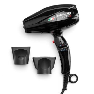 Babyliss Pro Nano Titanium Volare V2 Mid-size Hair Dryer, Black