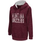 Women's Campus Heritage Montana Grizzlies Throw-back Pullover Hoodie, Size: Xl, Brt Red