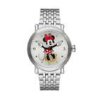 Disney's Minnie Mouse Men's Stainless Steel Watch, Grey