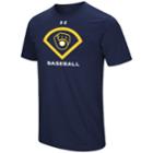 Men's Under Armour Milwaukee Brewers Icon Tee, Size: Xl, Blue (navy)