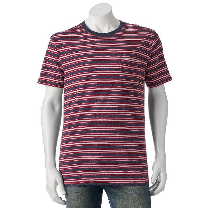 Men's Vans Soni Striped Tee, Size: Xxl, Black
