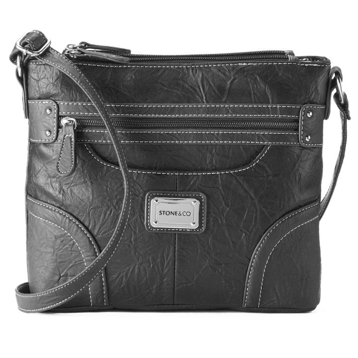 Stone & Co. Nancy Triple-entry Crossbody Bag, Women's, Black