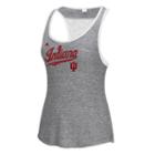 Women's Adidas Indiana Hoosiers Lace-back Tank, Size: Large, Grey