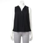 Women's Elle&trade; Raw Edge Tank, Size: Large, Black
