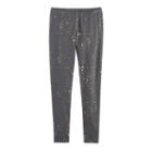 Girls 7-16 & Plus Size Full Length Leggings, Size: 16 1/2, Dark Grey