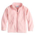 Baby Girl Columbia Three Lakes Fleece Jacket, Size: 3-6 Months, Light Pink