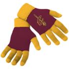 Adult Forever Collectibles Cleveland Cavaliers Knit Colorblock Gloves, Adult Unisex, Multicolor