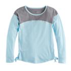 Girls 7-16 So&reg; Side-lace Drop Shoulder Tee, Size: 7-8, Light Blue