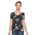 Women's Rock & Republic&reg; Boyfriend Tee, Size: Medium, Oxford