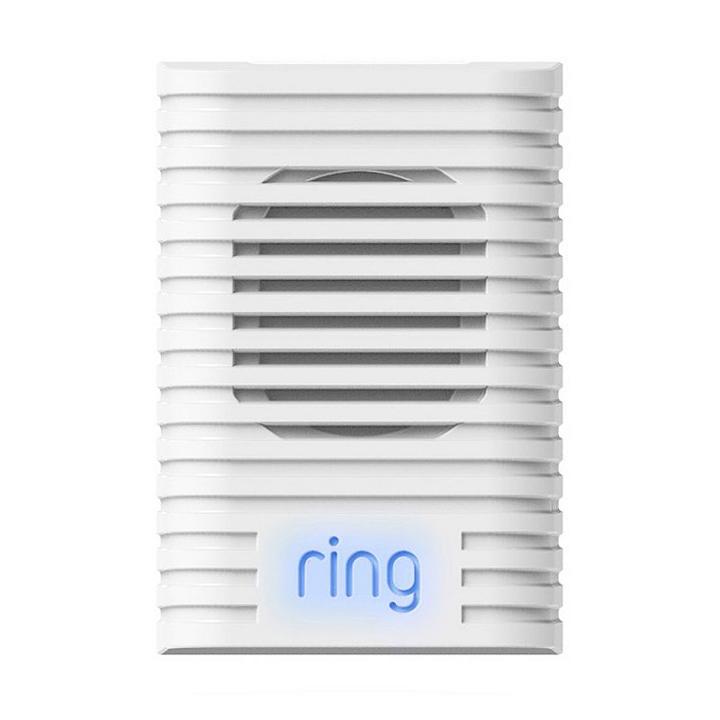Ring Chime Wifi Enabled Doorbell Speaker, Adult Unisex, White