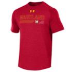 Men's Under Armour Maryland Terrapins Long Line Tee, Size: Large, Red