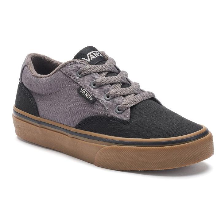 Vans Winston Boys' Two-tone Skate Shoes, Boy's, Size: 11, Black