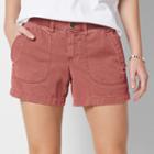 Women's Sonoma Goods For Life&trade; Comfort Waist Color Shorts, Size: 2, Dark Brown