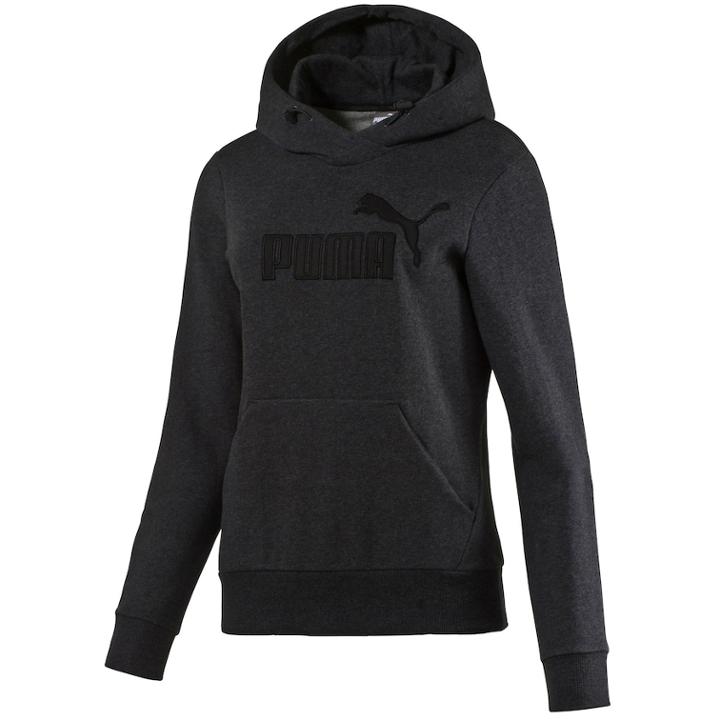 Women's Puma Elevated Logo Graphic Hoodie, Size: Medium, Grey Other