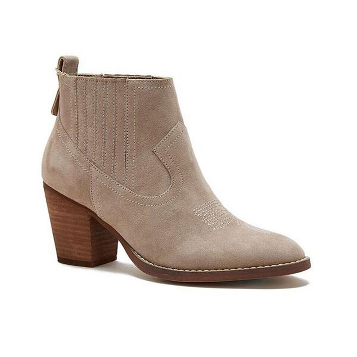 Sugar Ronnie Women's Ankle Boots, Girl's, Size: Medium (7.5), Beig/green (beig/khaki)