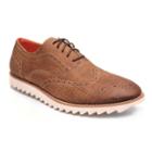 Banana Blues Men's Wingtip Oxford Shoes, Size: 8, Med Brown