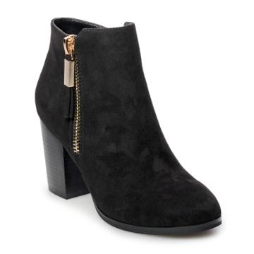 Apt. 9&reg; Timezone Women's High Heel Ankle Boots, Size: 7.5 Wide, Oxford