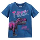 Boys 4-8 Oshkosh B'gosh&reg; T-rex Graphic Tee, Size: 7, Med Blue