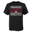 Boys' 4-18 Arkansas Razorbacks Light Streaks Tee, Size: 8-10, Black
