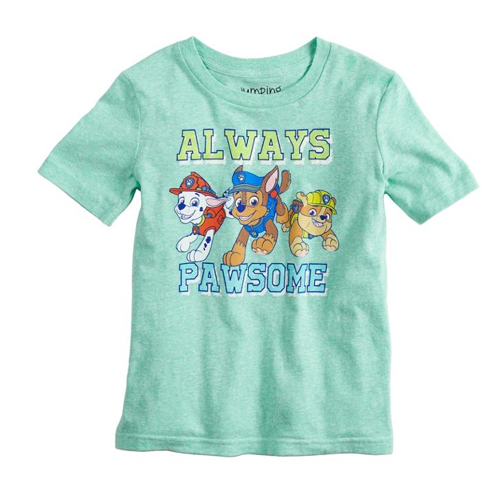 Boys 4-10 Jumping Beans&reg; Paw Patrol Always Pawsome Graphic Tee, Size: 7, Green