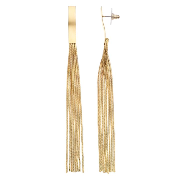 Jennifer Lopez Nickel Free Multi Chain Earrings, Women's, Gold