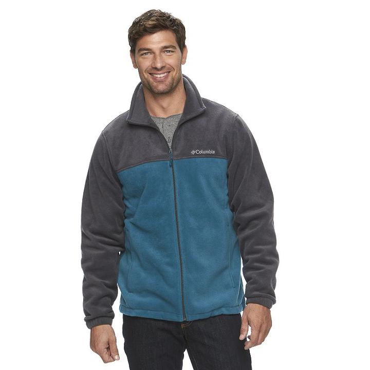 Men's Columbia Flattop Ridge Fleece Jacket, Size: Xl, Med Green