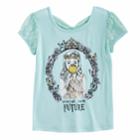 Disney Princess Girls 7-16 Bow Back Tee, Size: Medium, Lt Green