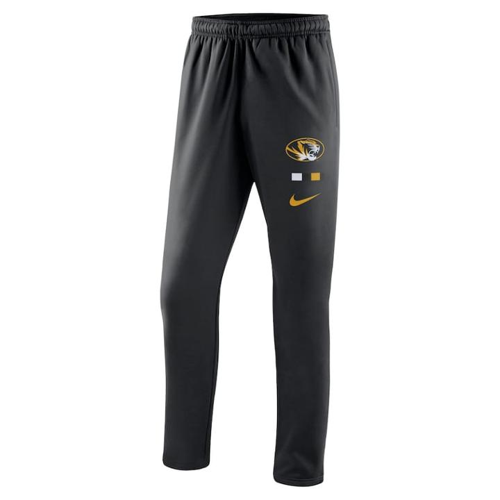 Men's Nike Missouri Tigers Therma-fit Pants, Size: Xxl, Black