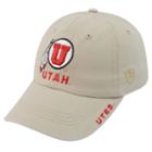 Adult Top Of The World Utah Utes Undefeated Adjustable Cap, Dark Beige