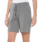 Women's Croft & Barrow&reg; Knit Bermuda Shorts, Size: Xxl, Dark Grey