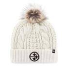 Women's '47 Brand Pittsburgh Steelers Meeko Cuffed Knit Hat, White