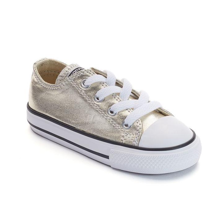 Toddler Converse Chuck Taylor All Star Metallic Shoes, Kids Unisex, Size: 2t, Yellow Oth