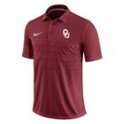 Men's Nike Oklahoma Sooners Striped Sideline Polo, Size: Medium, Red