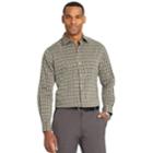 Men's Van Heusen Traveler Non-iron Button-down Shirt, Size: Medium, Med Beige