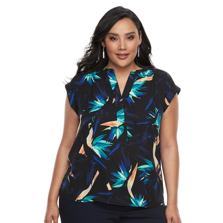 Plus Size Apt. 9&reg; Dolman-sleeve Top, Women's, Size: 0x, Oxford