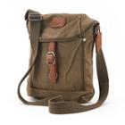 The Same Direction Military-inspired Leather Forest Crossbody Bag, Women's, Green