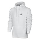 Men's Nike Club Half-zip Fleece Hoodie, Size: Small, White